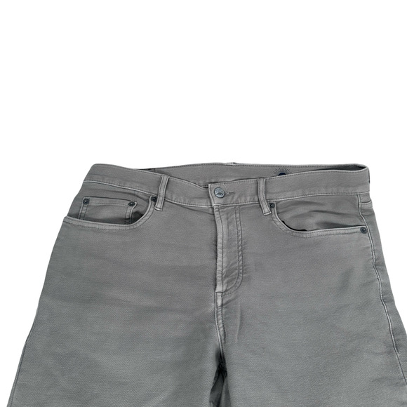 Faherty Stretch Terry 5-Pocket Pant Men’s 32 x 32 Gray Classic Straight Leg - Picture 3 of 10
